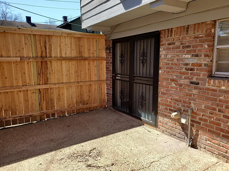 Private patio