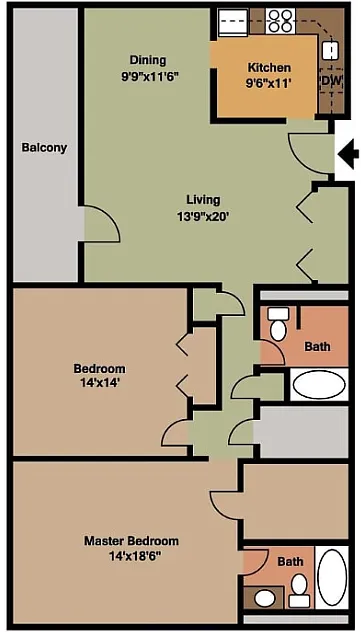 Floor plan B2