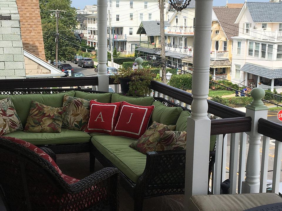 View from other side of private decks