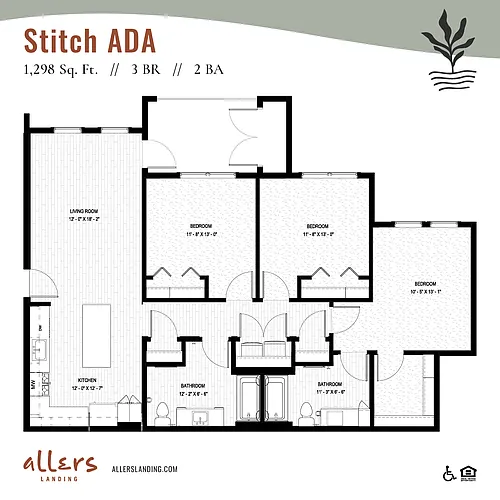 Floor plan Stitch ADA 60%