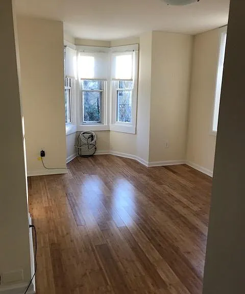 2nd floor bedroom (showing bay window)