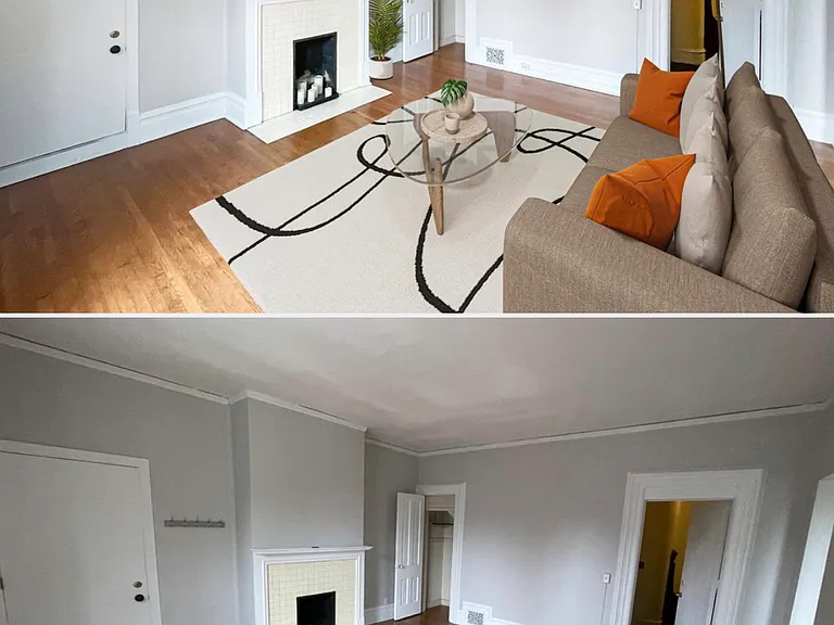 Virtually staged
