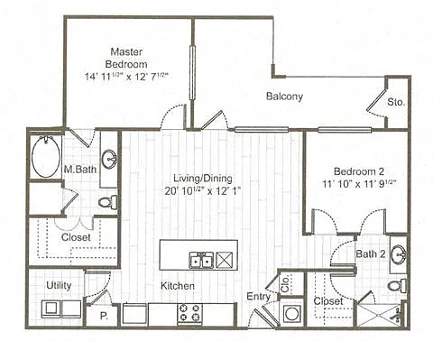Floor plan B2