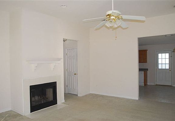Living room with fireplace