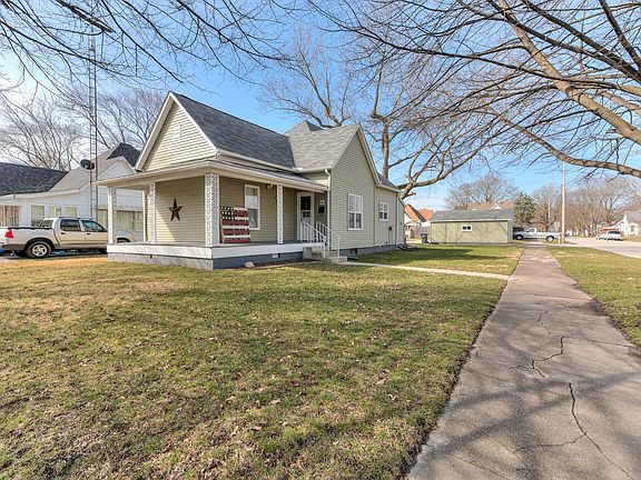 Front and side yard.  Large front porch.