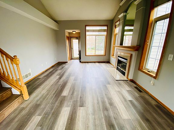 Living room and front entry