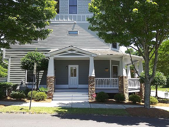 Side of townhome
