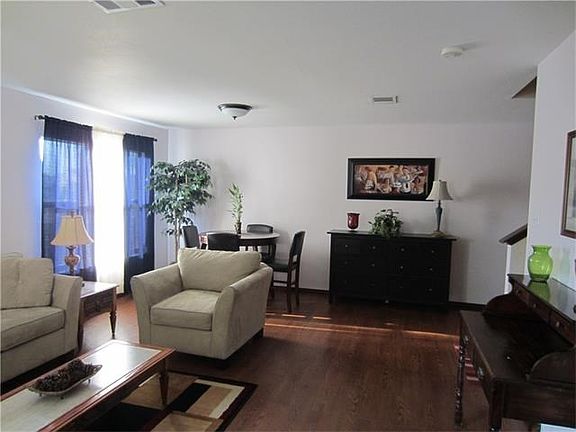 Formal living room with formal dining area