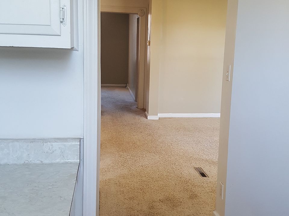 Hallway from rear to front of apartment