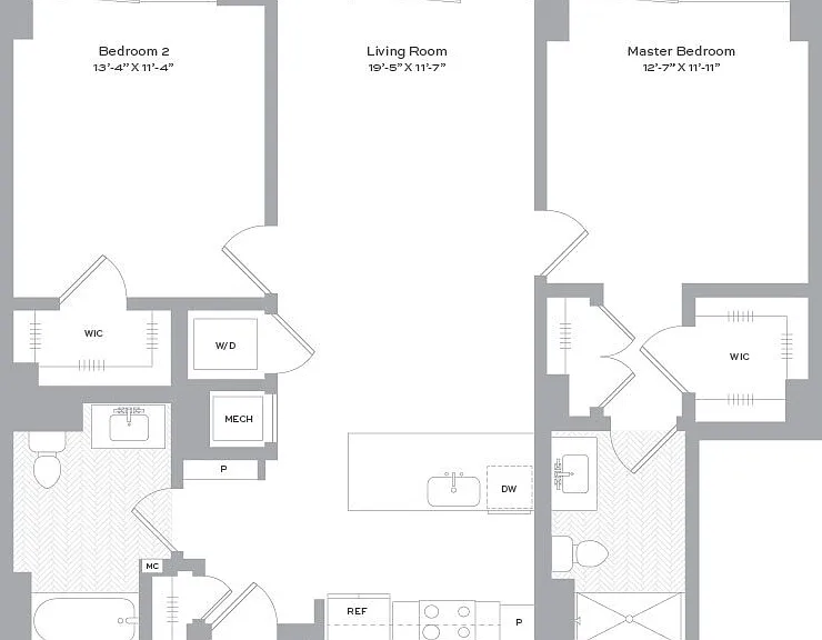B01S floor plan Harbor 1500