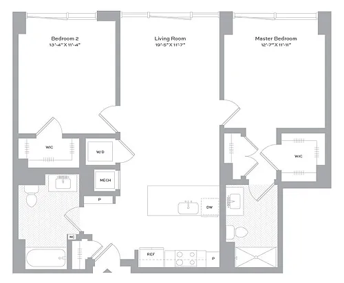 Floor plan B01S