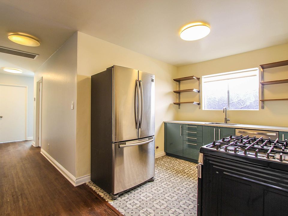 kitchen with hallway to bedrooms