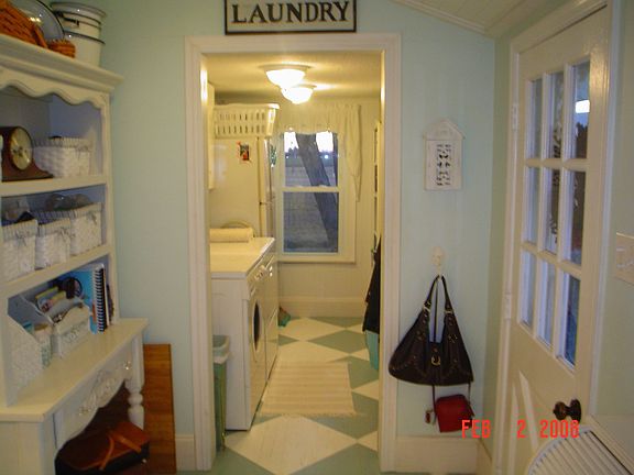 Laundry off kitchen