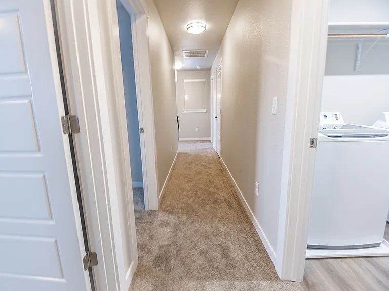Upstairs laundry room