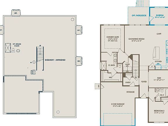 Home Design Layout with Structural Options