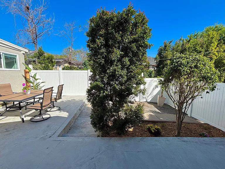Front entry and patio