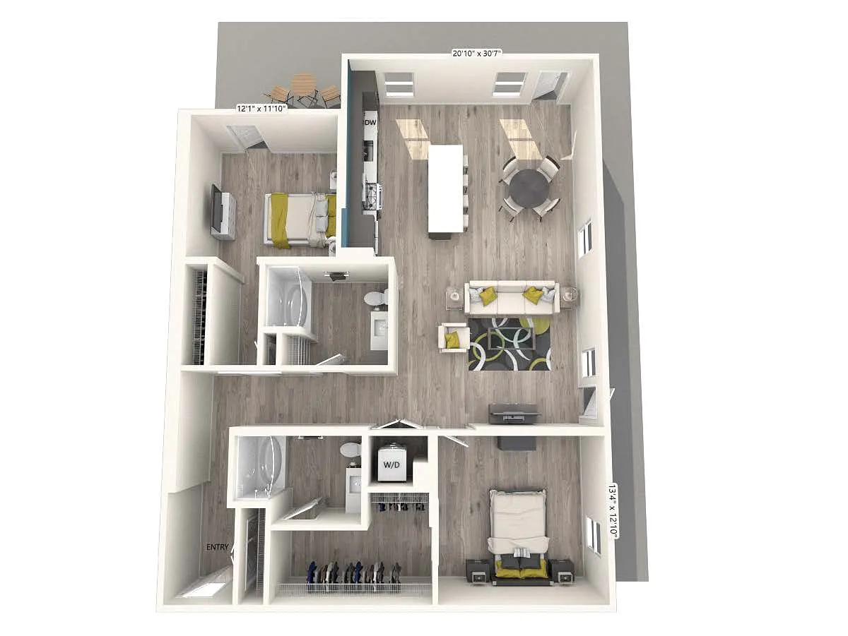 Floor plan 448