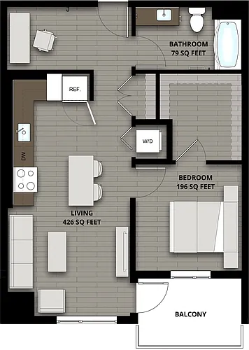 Floor plan W 1X1 G2
