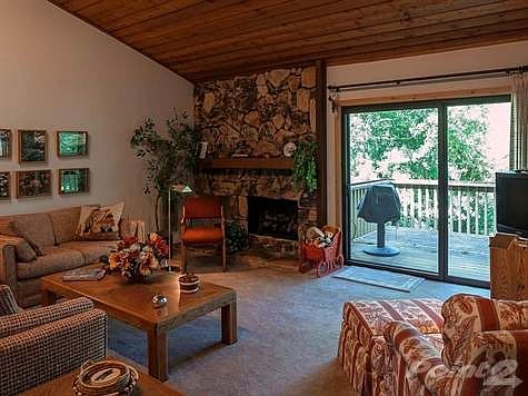 Living Room with high ceilings