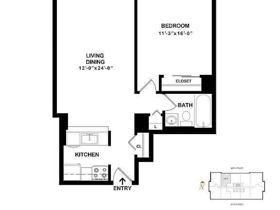 2nd image of 225 E 95th St #B14e