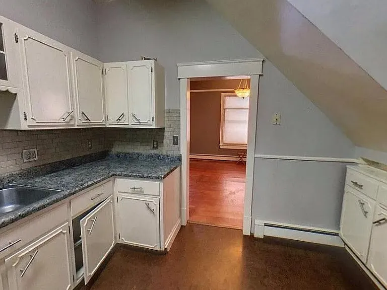 Kitchen, looking toward the dining room