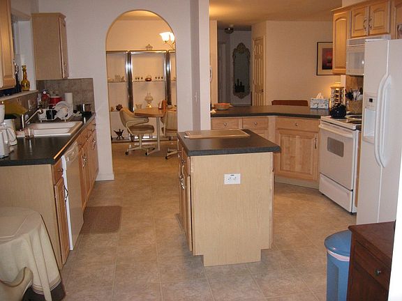 Kitchen - showing open floor plan