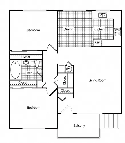 Floor plan 2/1_885U