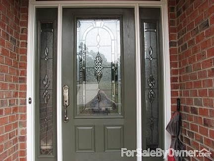 leaded Glass Front Door