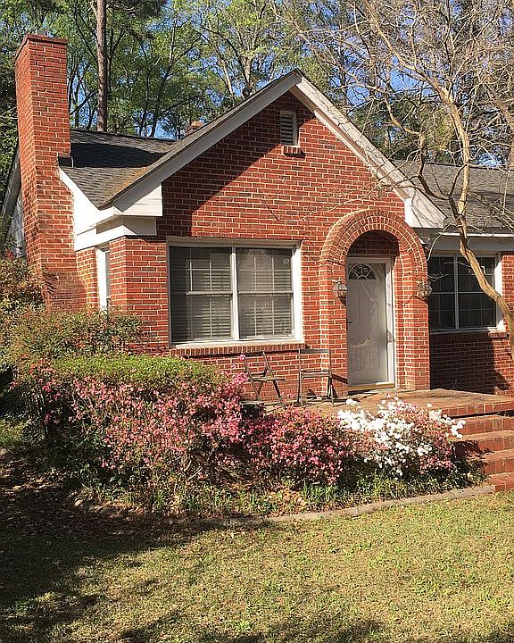 Spring view with azaleas 