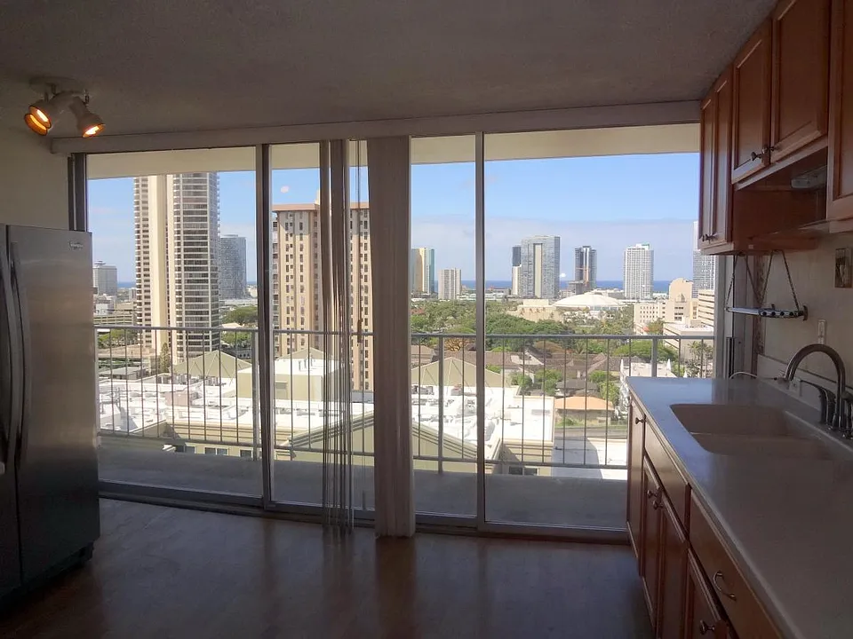 Kitchen and balcony
