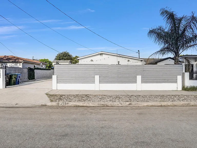 modern high fence