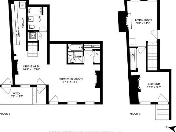 2nd image of 10 Patchin Pl #1