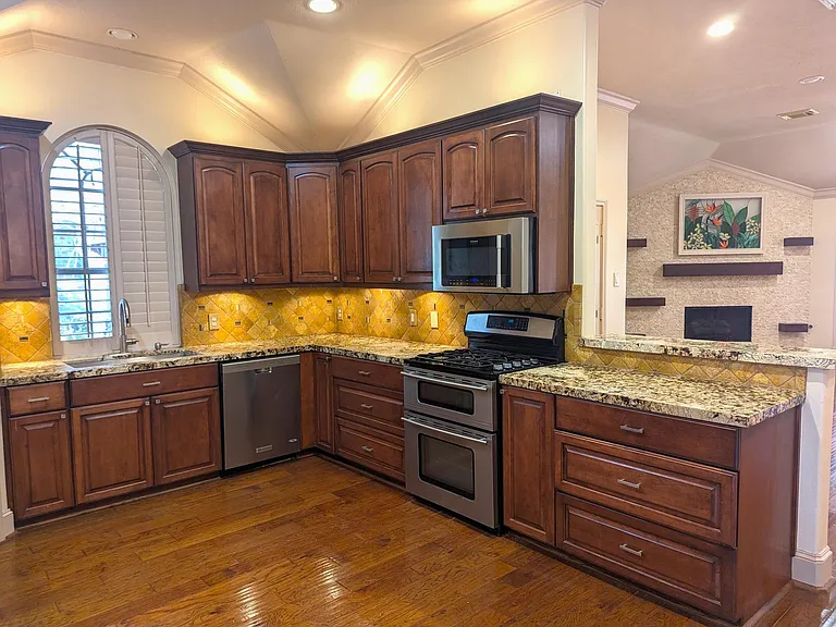 Upgraded Kitchen with New Appliances.