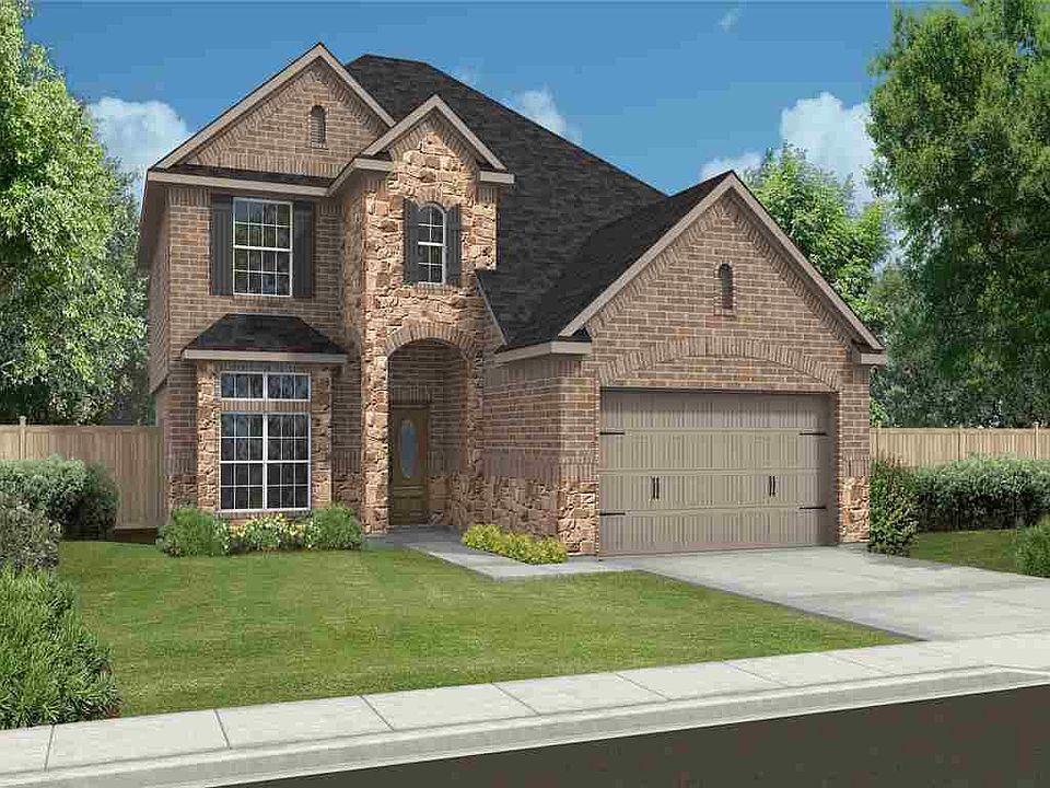 What a beautiful rendering of your new 2 story brick, 4 bedroom, 3.5 bath, formal dining, game room up, 2 car garage.