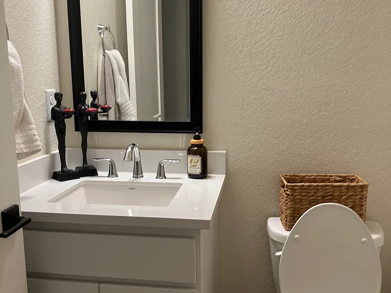 Guest bathroom.