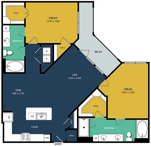 Floor plan B2B