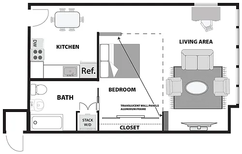 Floor plan L SHAPE FLOORPLAN