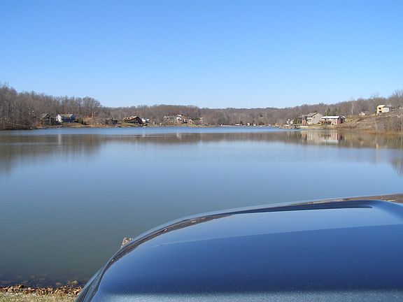 lake from damn