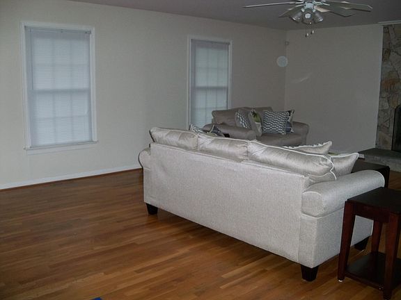 Great room with fireplace