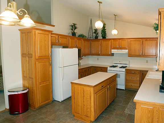 Kitchen with Built-in Island