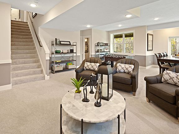 The Vanderburgh Finished Lower Level