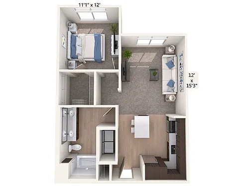 Floor plan A4-Esp-carpet