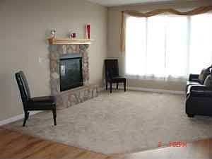 Living Rm w/double sided fireplace