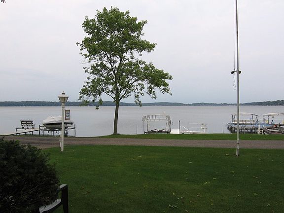 View of Rock Lake & pier