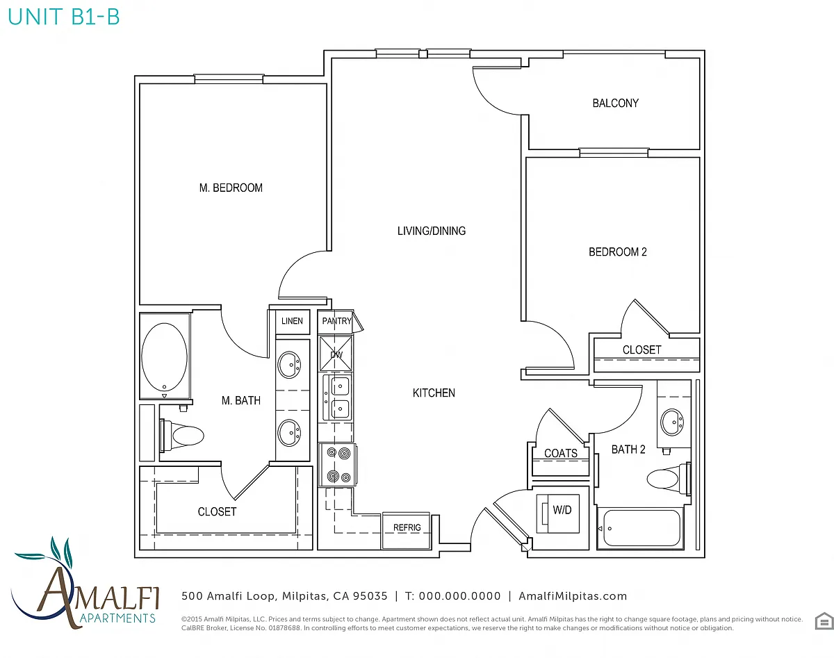 Floor plan B1-B