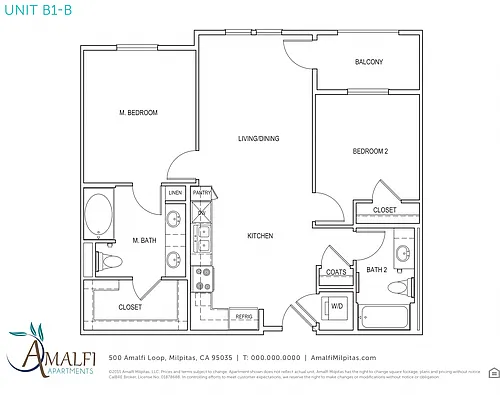 Floor plan B1-B