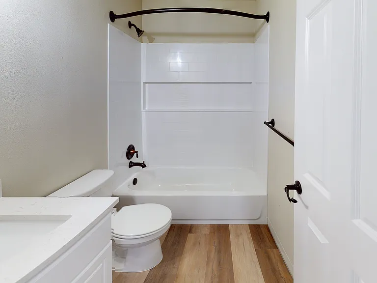 Experience modern comfort and style in this beautifully designed bathroom. Experience modern comfort and style in this beautifully designed bathroom.