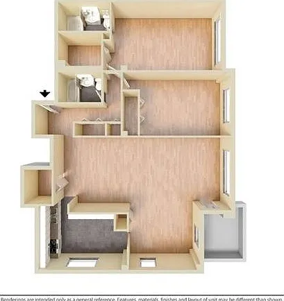 2 Bedroom 1 Bath 2 Bedroom 1 Bath