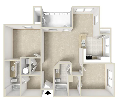 Floor plan B2