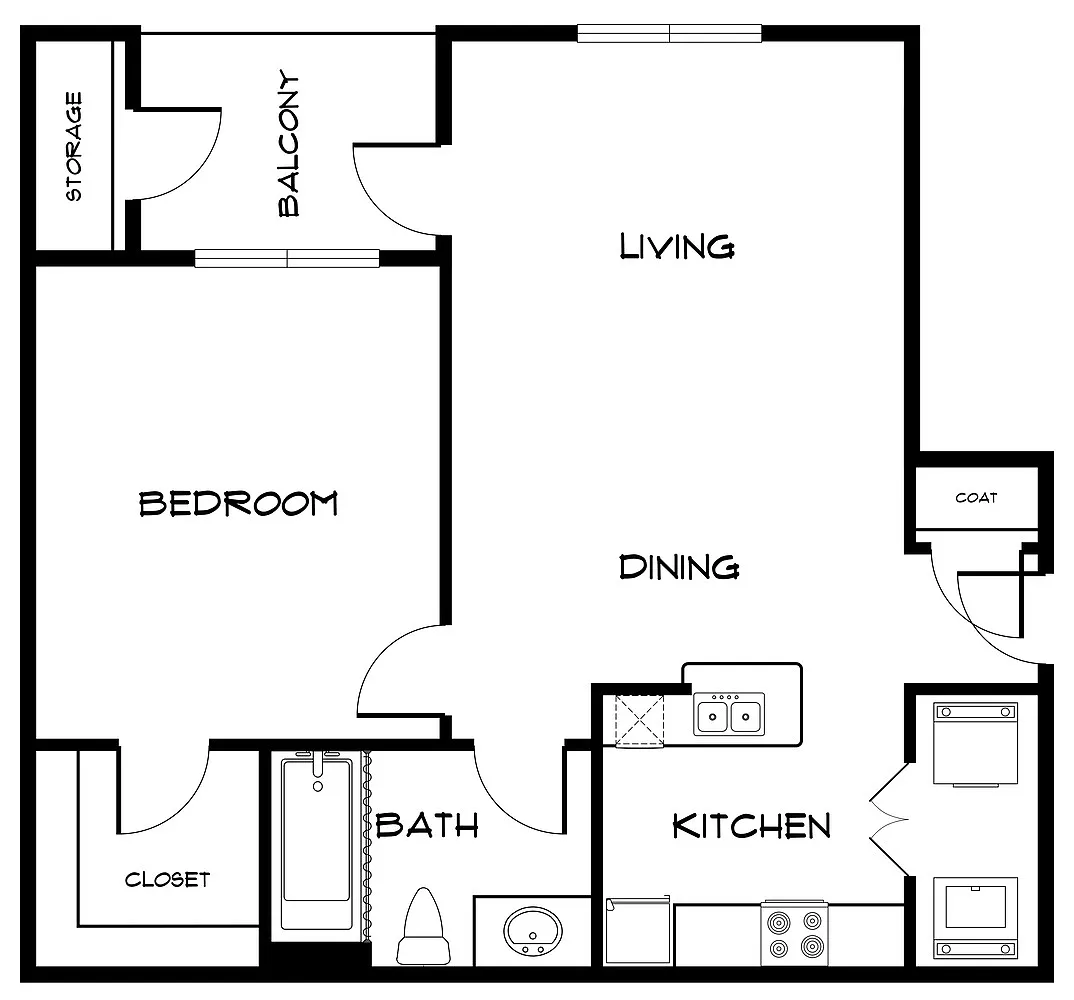 Floor plan A1
